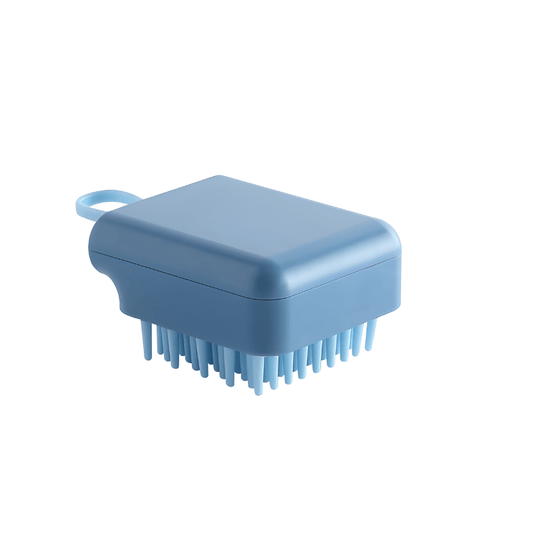 Handheld Pet Bath Brush for Dogs and Cats with Soft Massage Bristles