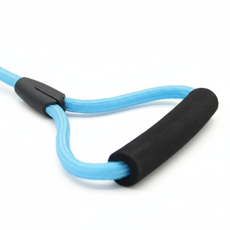 Durable Rope Dog Leash with Padded Sponge Handle for Comfortable Walks